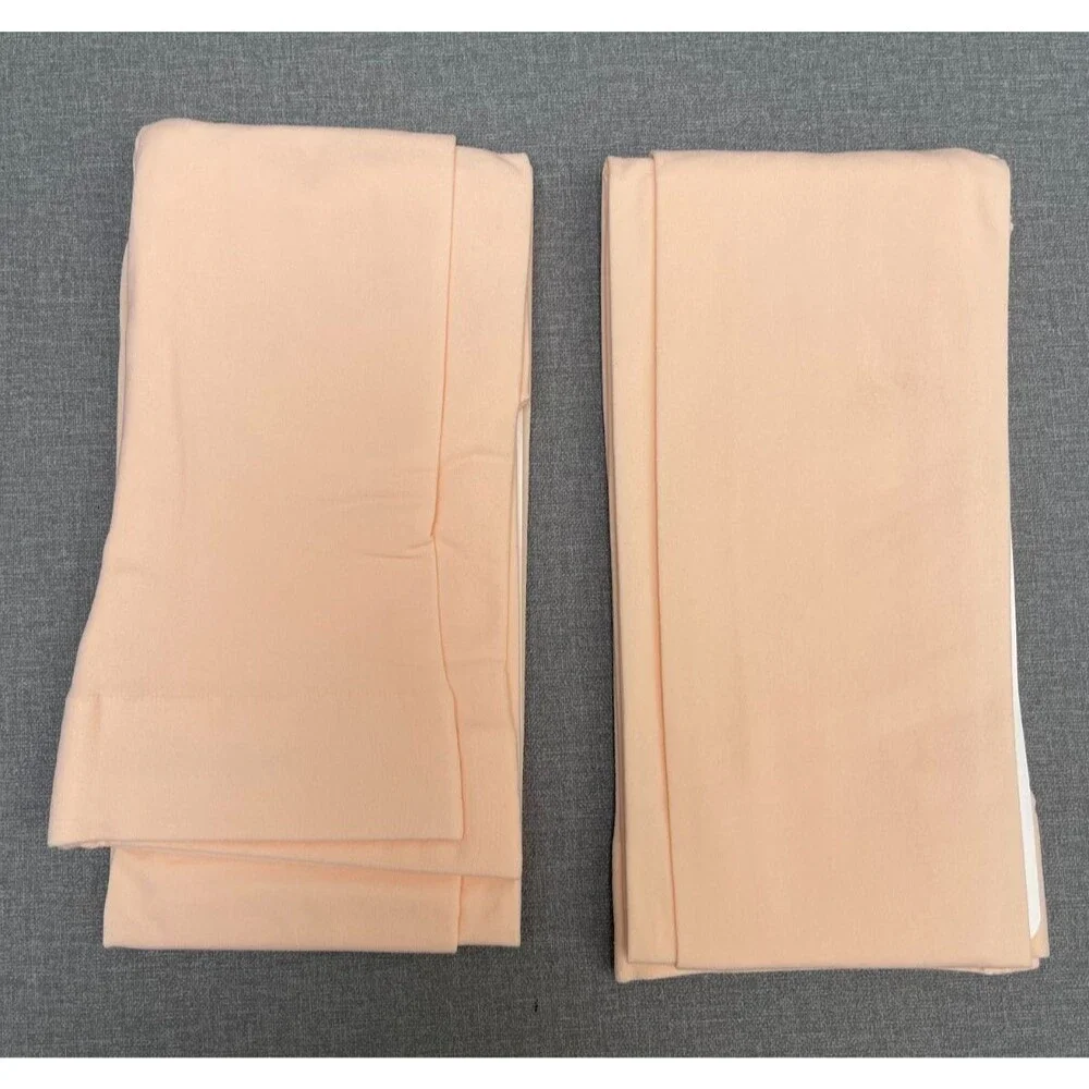 2 Pair Professional Dance Convertible Tights IMUCCI Thin Beige Socks M 5-10Y